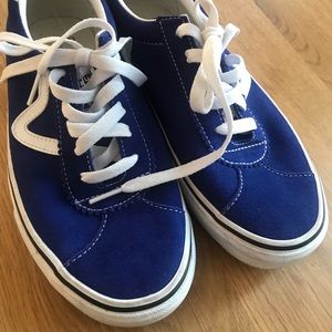 Blue suede VANS